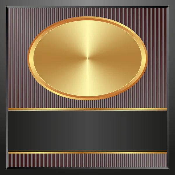 Gouden banner — Stockvector