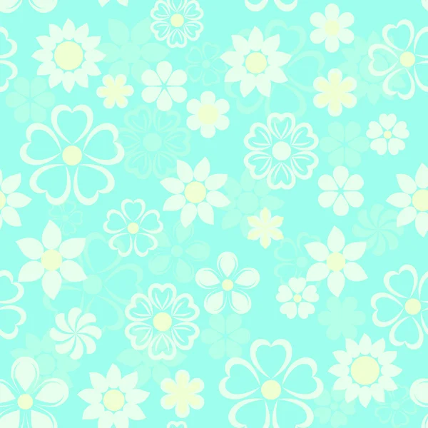 Fondo de flores — Vector de stock