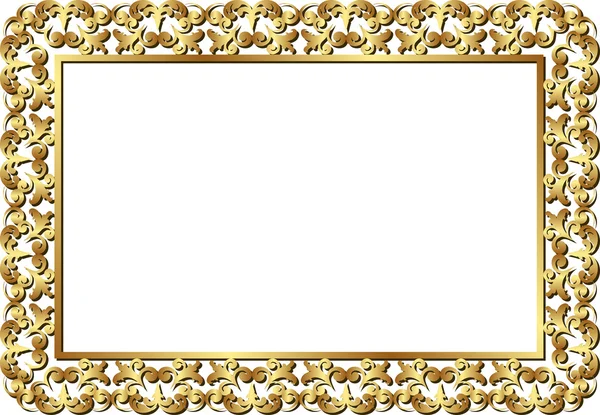 Golden frame — Stock Vector