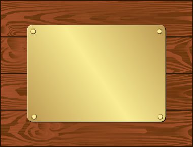 goldenl plate clipart