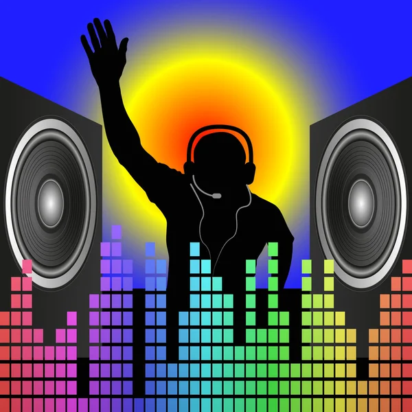 Deejay — Stock Vector