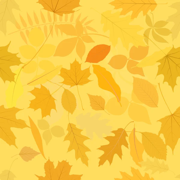 Patrón de otoño sin costura — Vector de stock