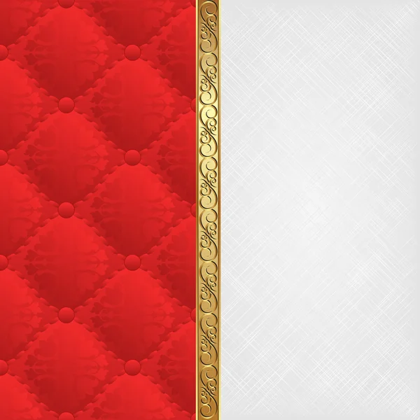 Fond blanc et rouge — Image vectorielle