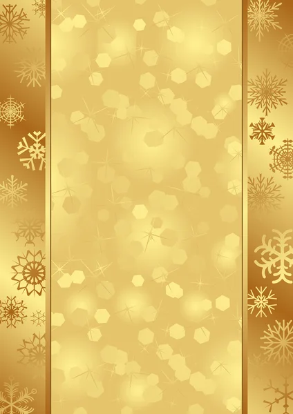 黄金背景のベクトル図 — ストックベクタ