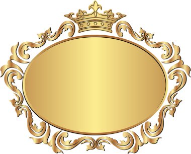Kraliyet çerçeve - vektör çizim