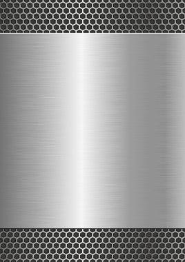 çelik arka plan - vektör çizim