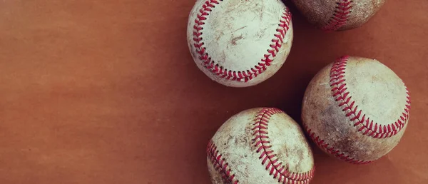 Palle Baseball Close Immagine — Foto Stock