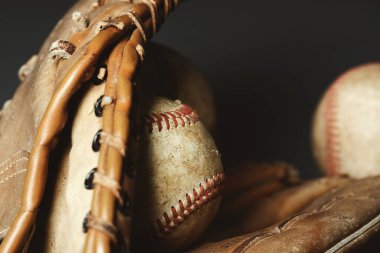 baseball ball and glove background