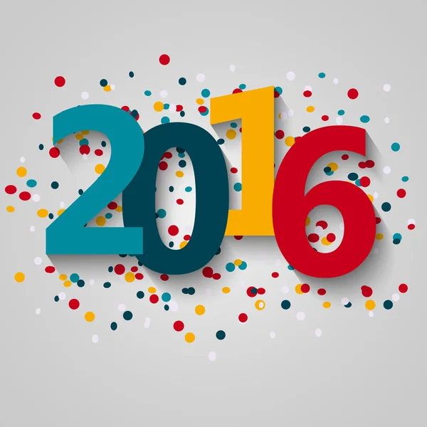 Szczesliwego nowego roku 2016 — Wektor stockowy