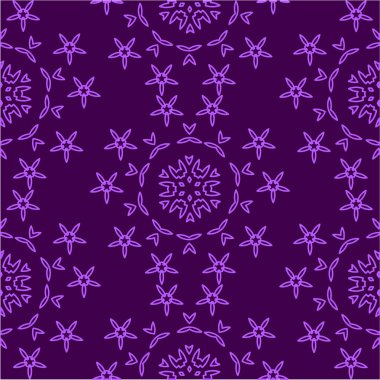 Vintage sorunsuz çiçek desenli, vektör çizim eps10