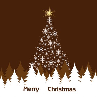 arka planını Noel ağaçları