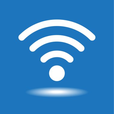 Gölge ile WiFi simgesi