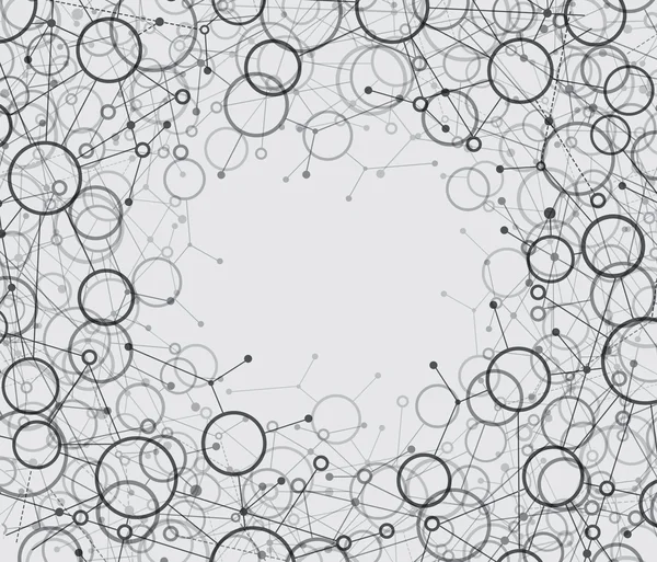 抽象的な幾何学的なギアのバック グラウンド — ストックベクタ