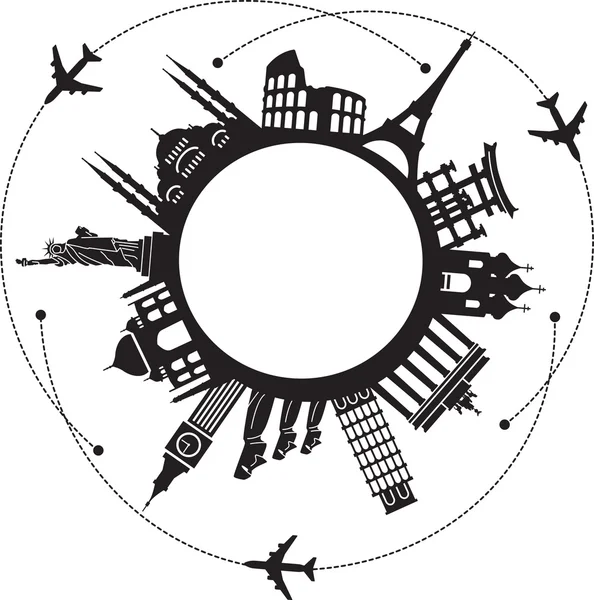 Daire etrafında ünlü uluslararası simge