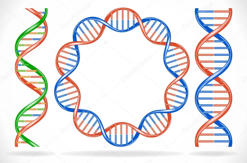 dna strands icons