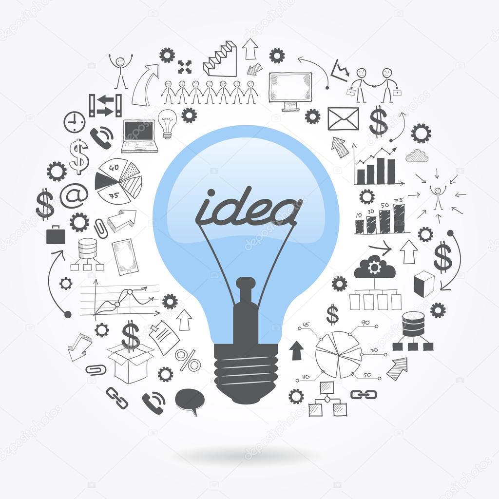 idea light bulb banner