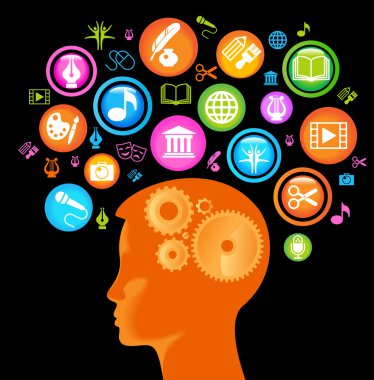 human intelligence concept clipart