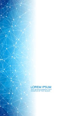 bağlı satır ile soyut desen