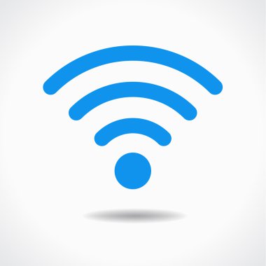 Gölge ile WiFi simgesi