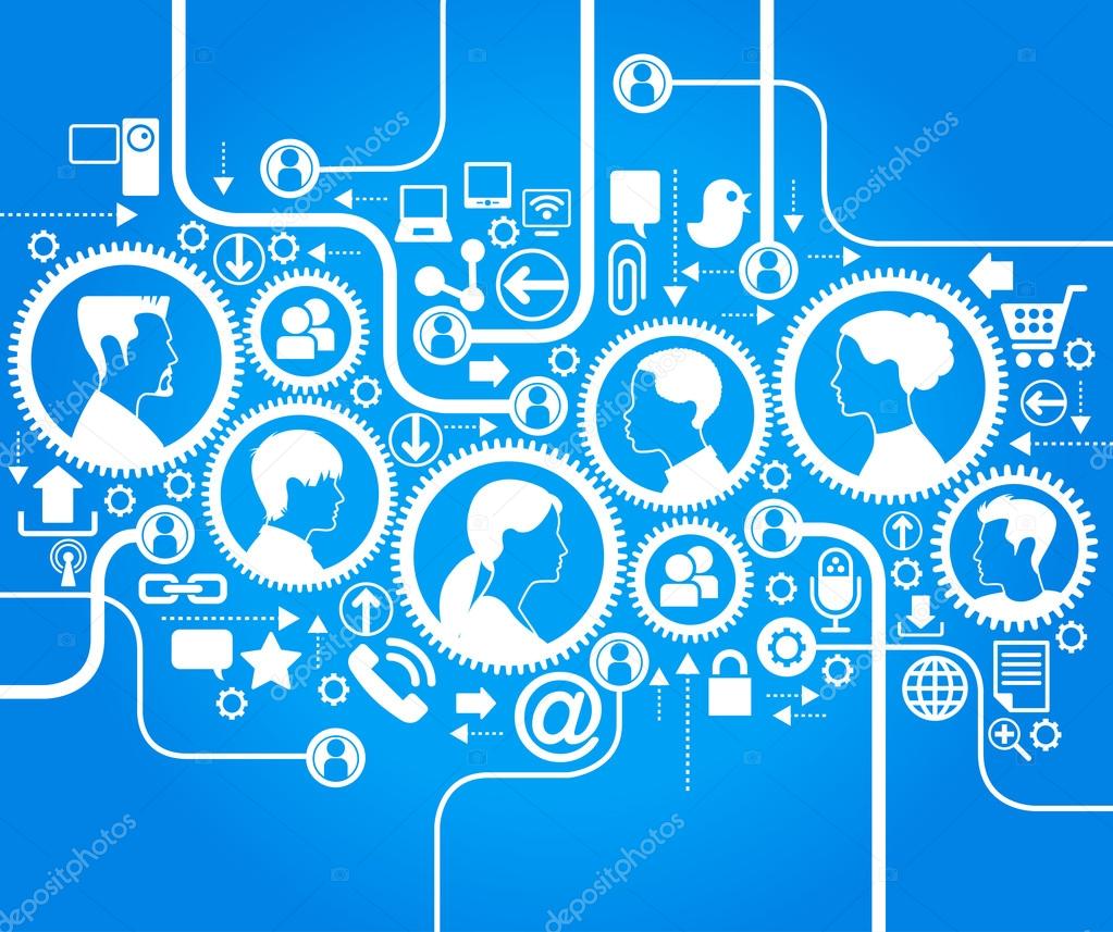 social network, communication concept