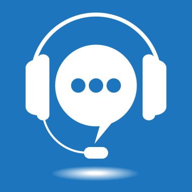 Simgeyi destekle. Danışmanlık kavramı. Danışman. Sekreter. Kulaklıklı bir yardım hattı hizmeti. Tele-pazarlama. 