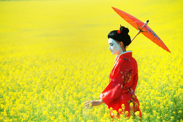 Asian style female portrait