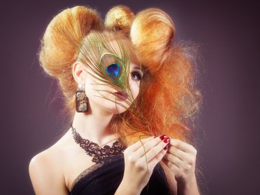 Studio kadın portresi