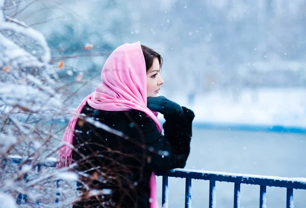 The Winter girl — Stock Photo, Image