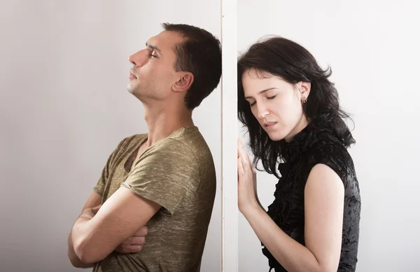 Couple relationships - conflict concept — Stock Photo, Image