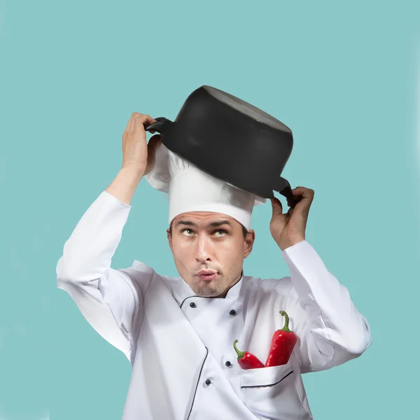 滑稽厨师 — 图库照片