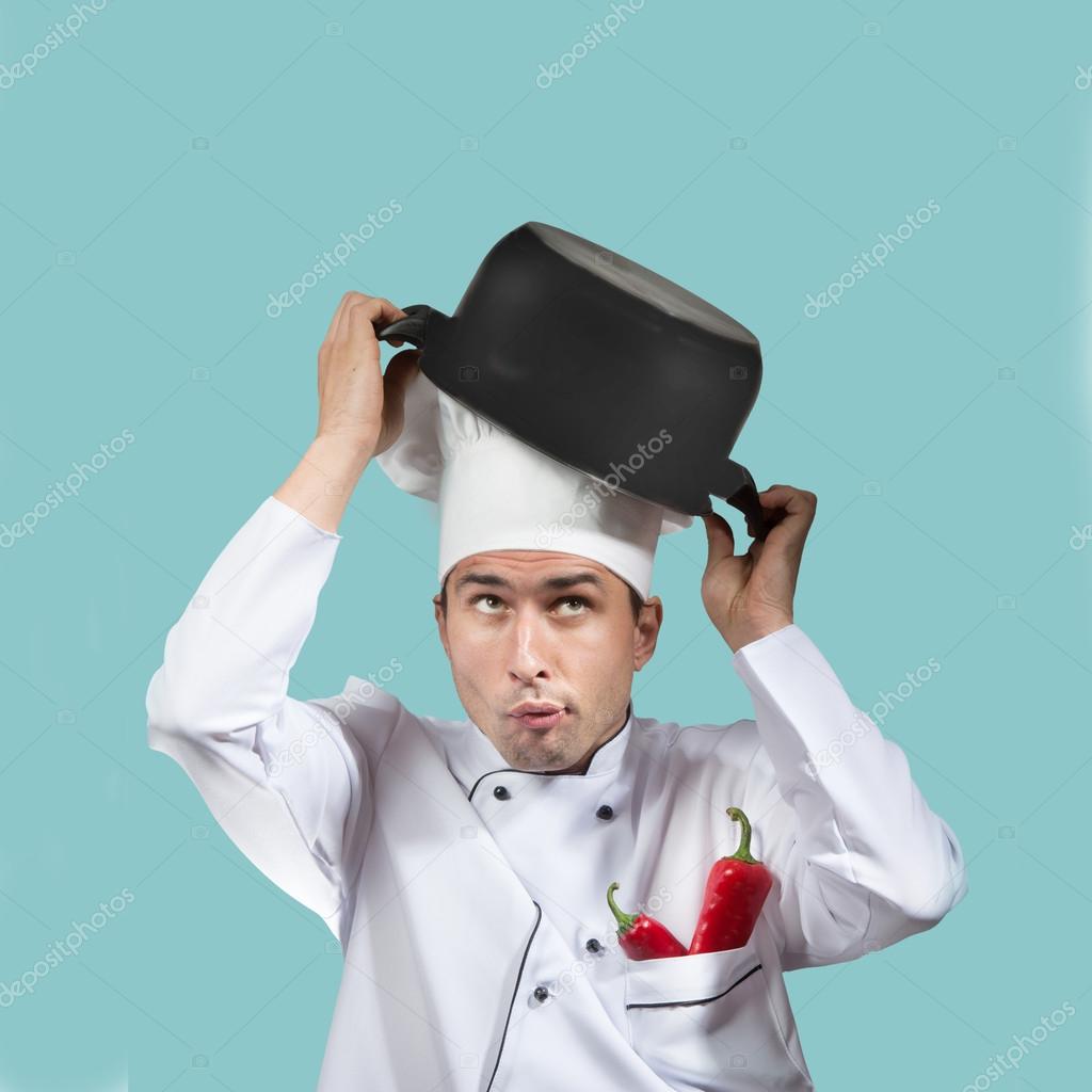 面白いシェフ ストック写真 C Rod Julian 面白いシェフ ストック写真 C Rod Julian