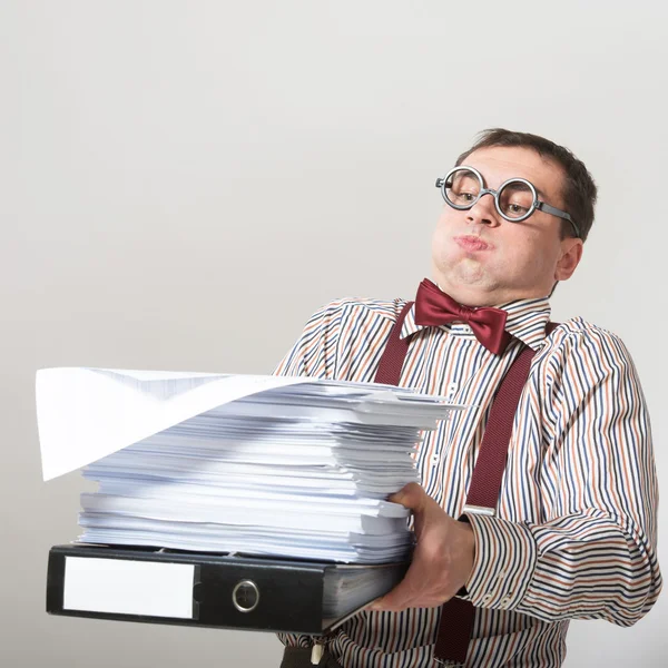 Funny accountant — Stockfoto