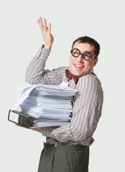 Funny accountant — Stockfoto