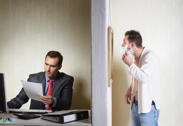 Dos lados de una persona — Foto de Stock