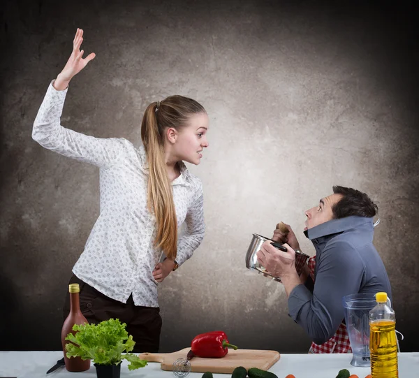 Peleas de pareja — Foto de Stock