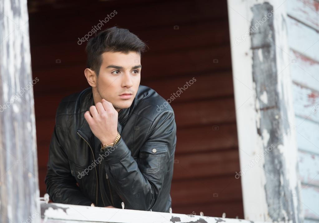 Outdoors male portrait