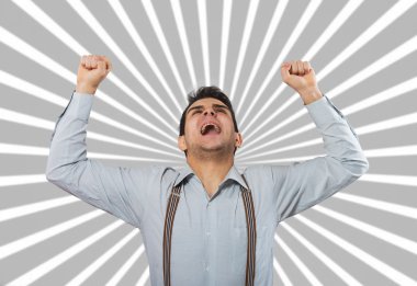 Bağıran adam, stüdyo vurdu