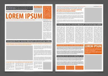 Newspaper Article Template Free Vector Eps Cdr Ai Svg Vector Illustration Graphic Art