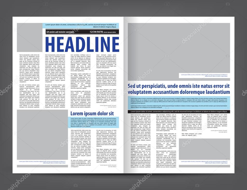 depositphotos_81808020 stock illustration empty newspaper print template design