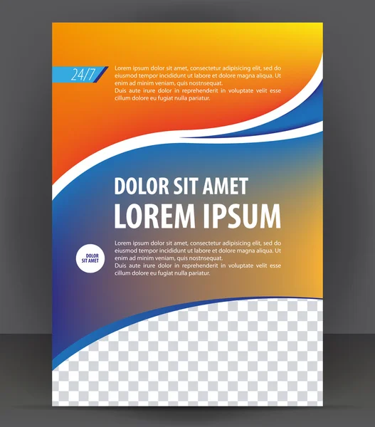 Magazine, flyer, brochure, purple cover layout design print template ⬇