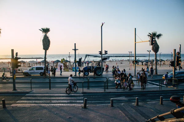 Tel Aviv Israel Oktober 2020 Blick Auf Ein Unbekanntes Volk — Stockfoto