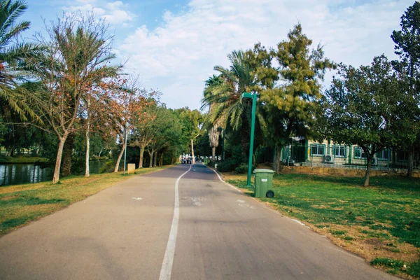 Tel Aviv Israele Novembre 2020 Veduta Giardino Pubblico Aperto Tel — Foto Stock