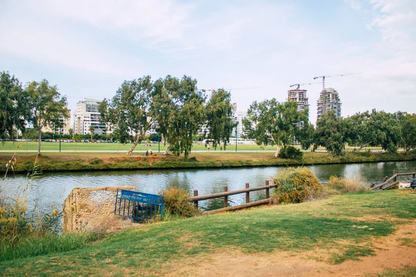 Tel Aviv Israele Novembre 2020 Veduta Giardino Pubblico Aperto Tel — Foto Stock