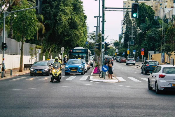 Tel Aviv Israel Noviembre 2020 Vista Personas Israelíes Identificadas Caminando — Foto de Stock