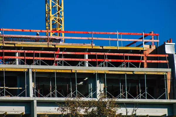 Reims Frankreich November 2020 Blick Auf Die Baustelle Eines Neuen — Stockfoto