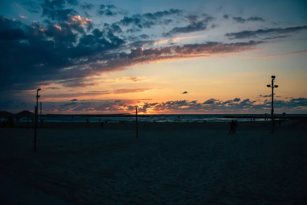 Tel Aviv Israele Novembre 2020 Veduta Persone Israeliane Non Identificate — Foto Stock