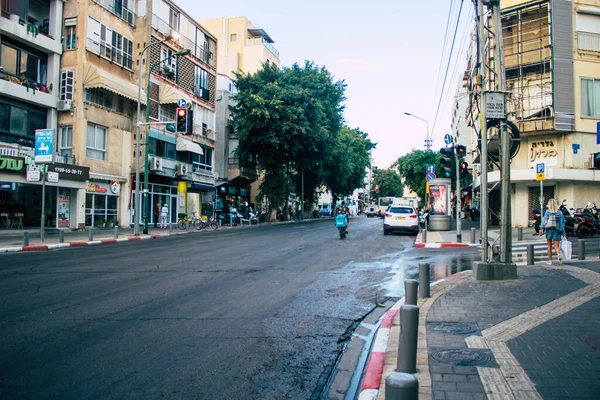 Tel Aviv Israel Noviembre 2020 Vista Personas Identificadas Rodando Por — Foto de Stock