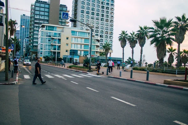 Tel Aviv Israel Noviembre 2020 Vista Personas Israelíes Identificadas Caminando — Foto de Stock