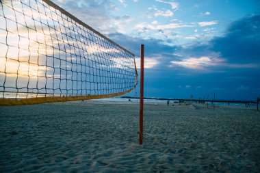 Tel Aviv İsrail 07 Kasım 2020 'de İsrail' deki Coronavirus salgını sırasında Tel Aviv plajı manzarası