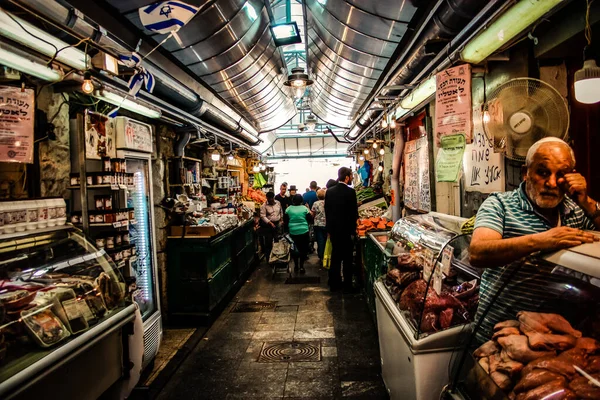 Jerusalem Israel Μαΐου 2019 Άποψη Αγνώστων Στοιχείων Που Ψωνίζουν Στην — Φωτογραφία Αρχείου